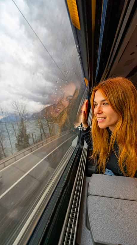 Las vistas panoramicas de los trenes de Suiza gracias a Eurail Pass